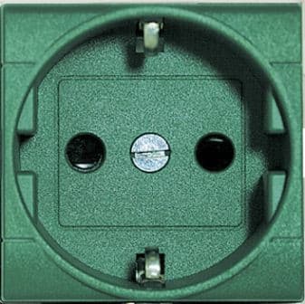 BTICINO S.P.A. - BTIL4141V LL - PRESA ST GER 2P+T VERDE ANTRACITE