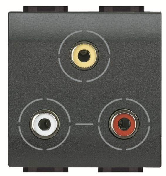 BTICINO S.P.A. - BTIL4283 LIVING INT - PRESA VIDEO RCAX3