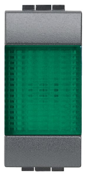 BTICINO S.P.A. - BTIL4371V LIVING INT - PORTALAMPADA SPIA VERDE
