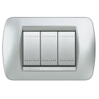 BTICINO - BTIL4803TE LIVING INT - PLACCA 3P TECH