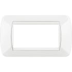 BTICINO - BTIL4804BI LIVING INT - PLACCA 4P BIANCO