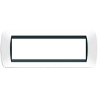 BTICINO - BTIL4807PB LIVING INT.- PLACCA 7P PLASTICA BIANCO S