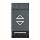 BTICINO - BTIL4911AHN Wippe Auf/Ab 1-Modulig Anthrazit