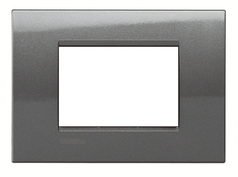 BTICINO BTILNA4803AC LL - PLACCA 3P ACCIAIO