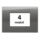 BTICINO - BTILNA4804AC LL - PLACCA 4P ACCIAIO