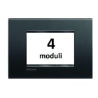 BTICINO - BTILNA4804AR LL - PLACCA 4P ANTRACITE