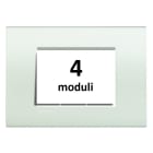 BTICINO - BTILNA4804BI LL - PLACCA 4P BIANCA