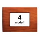 BTICINO - BTILNA4804LCA Abdeckrahmen LIVINGLIGHT fur Kompaktinst