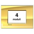 BTICINO - BTILNA4804OA Abdeckrahmen LIVINGLIGHT fur Kompaktinst