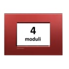 BTICINO - BTILNA4804RK LL - PLACCA 4P BRICK