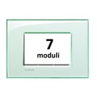 BTICINO - BTILNA4807KA LL - PLACCA 7P ACQUAMARINA