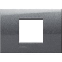 BTICINO S.P.A. - BTILNA4819AC LL - PLACCA 2P ACCIAIO