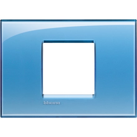 BTICINO S.P.A. - BTILNA4819AD LL - PLACCA 2P AZZURRO
