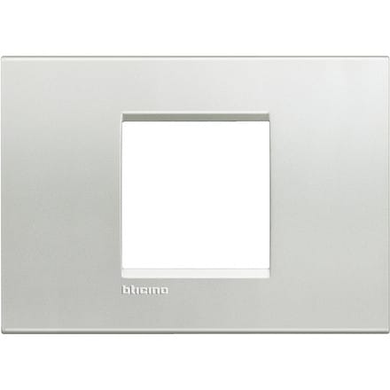 BTICINO S.P.A. - BTILNA4819AG LL - PLACCA 2P ARGENTO