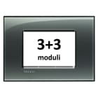 BTICINO - BTILNA4826KF LL - PLACCA 3+3P FUMO DI LONDRA