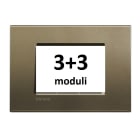 BTICINO - BTILNA4826SQ Abdeckrahmen LIVINGLIGHT fur Kompaktinst