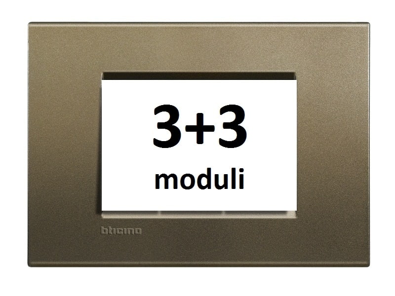BTICINO BTILNA4826SQ Abdeckrahmen LIVINGLIGHT fur Kompaktinst