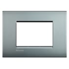 BTICINO - BTILNC4803NK LL - PLACCA 3P NICHEL SATINATO