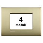 BTICINO - BTILNC4804OF Abdeckrahmen LIVINGLIGHT AIR, 4-modulig,