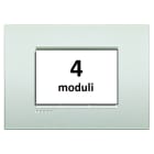 BTICINO - BTILNC4804PR LL - PLACCA 4P BIANCO PERLA