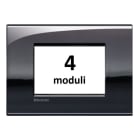 BTICINO - BTILNC4804PT Abdeckrahmen LIVINGLIGHT AIR, 4-modulig,