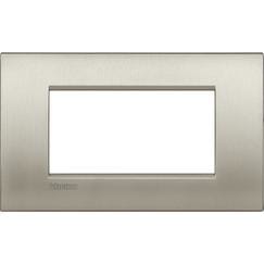 BTICINO S.P.A. - BTILNC4804TIS LL - PLACCA 4P TITANIO SPAZZOLATO