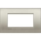 BTICINO - BTILNC4804TIS LL - PLACCA 4P TITANIO SPAZZOLATO