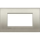 BTICINO - BTILNC4804TIS LL - PLACCA 4P TITANIO SPAZZOLATO