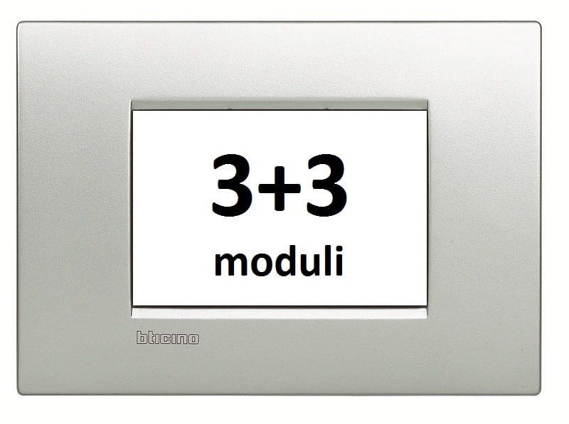 BTICINO BTILNC4826TE Abdeckrahmen LIVINGLIGHT AIR: 3+3 Module