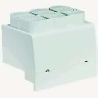 BTICINO S.P.A. - BTIM7160NB MEGA M160/250 - 2 CALOTTE INT 3P SU BASE