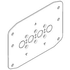 BTICINO S.P.A. - BTIM7A09 SUPPORTO ATTACCHI POSTERIORI PER M1