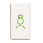 BTICINO - BTIN4034CM CM - PULSANTE PRESENZA WC 1P NC L/L BIAN