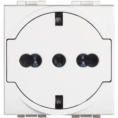 BTICINO BTIN4140/16F LL - PRESA STD TED/ITA FLAT BIANCO