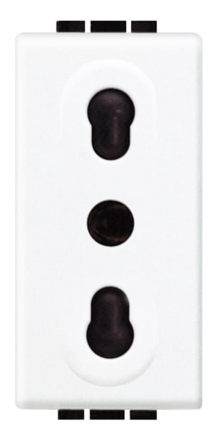 BTICINO S.P.A. - BTIN4180 LIGHT - PRESA 2P+T 10/16A 250VAC BIPASSO