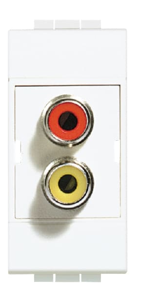 BTICINO S.P.A. - BTIN4269R LIGHT - MODULO DOPPIO RCA