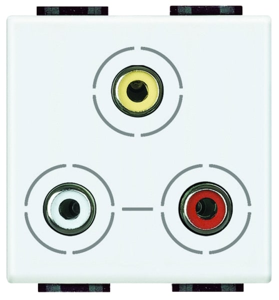 BTICINO S.P.A. - BTIN4283 LIGHT - PRESA VIDEO RCAX3