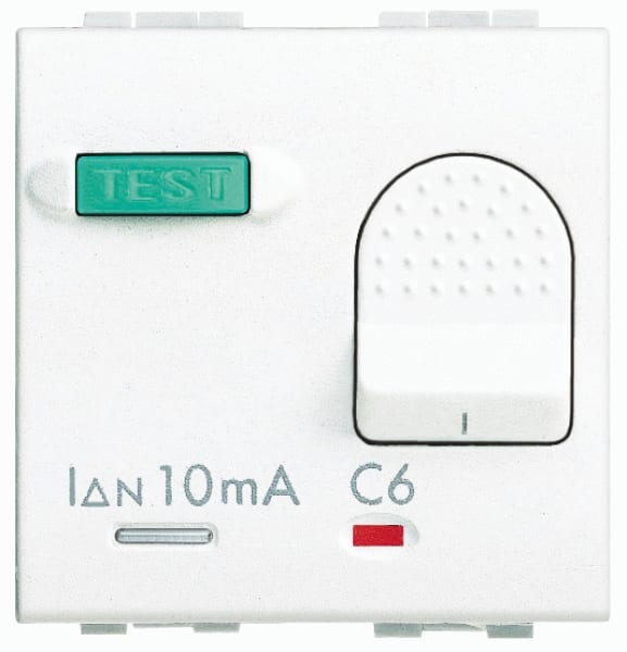 BTICINO S.P.A. - BTIN4305/10 LIGHT - MAGNET.DIFFER.1P+N 10A 3KA 10MA
