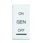 BTICINO - BTIN4911AFN Wippe 'On-Gen-Off' 1-Modulig Weiss