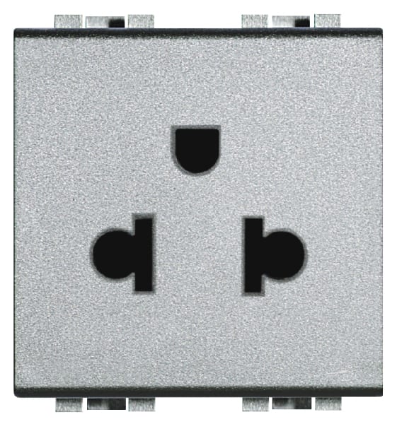 BTICINO S.P.A. - BTINT4126 LIGHT TECH - PRESA 2P+T 16A EUROAMER D=5