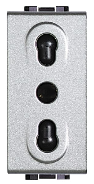 BTICINO S.P.A. - BTINT4180 LIGHT TECH - PRESA 2P+T 10/16A BIPASSO