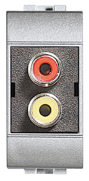BTICINO S.P.A. - BTINT4269R LIGHT TECH - MODULO DOPPIO RCA