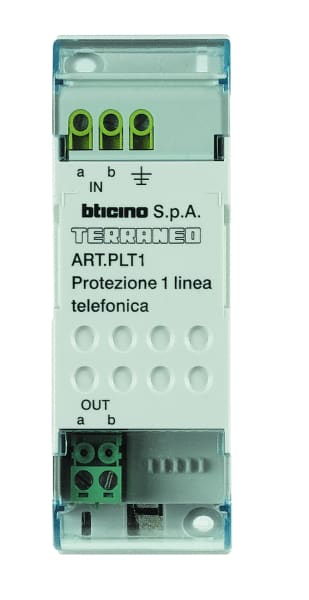 BTICINO S.P.A. - BTIPLT1 TELEFONIA - PROTEZIONE 1 LINEA TELEFONIC