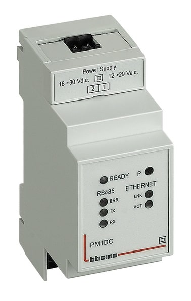 BTICINO S.P.A. - BTIPM1AC CONVERTITORE MODBUS RS485-TCP IP VAC