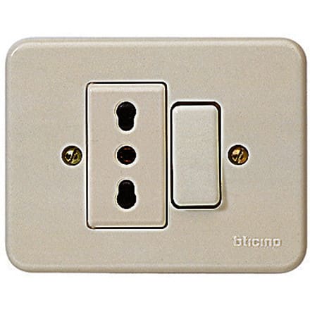BTICINO S.P.A. - BTIS1216N KIT - PLACCA DOMINO CON DEVIATORE + PRES