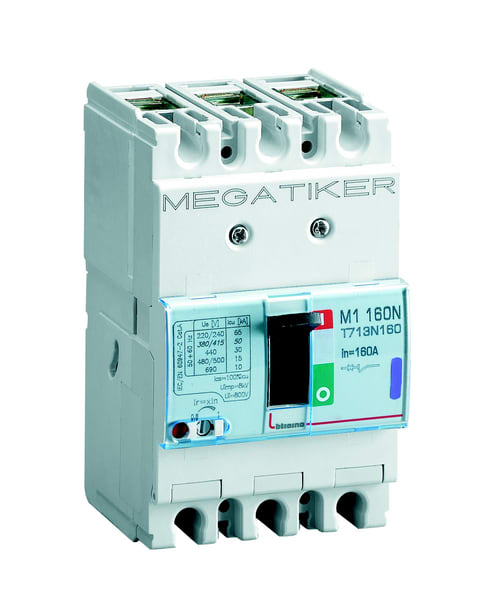 BTICINO S.P.A. - BTIT713N160 M1 160N - MAGNETOT 3P 160A 50KA