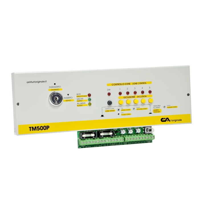 HILTRON LAND SRL C1ATM500P PANNELLO CENTRALE ANTIFURTO 5 ZONE + 24H