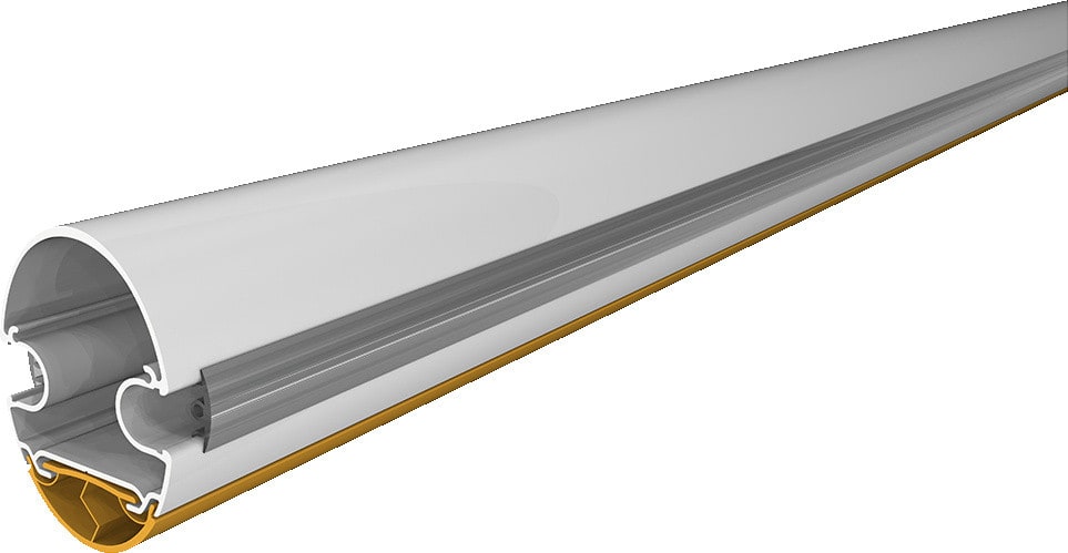 CAME SPA - CMC001G03750 ASTA TUBOLARE SEMIELLITTICA L= 4000 MM