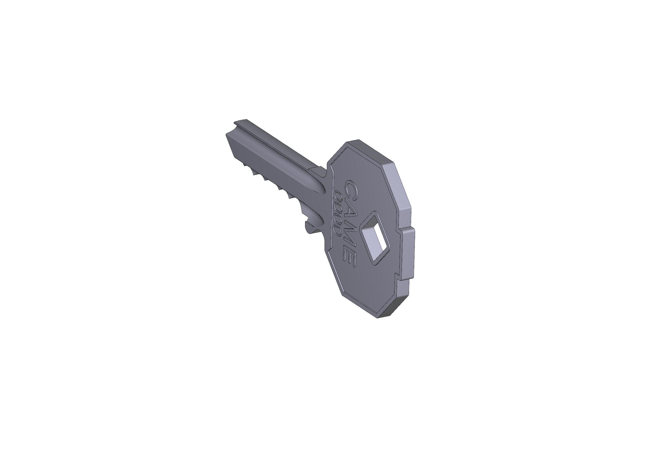 CAME SPA CMC009CGSP CHIAVE GREZZA PER CILINDRO DIN PREFER