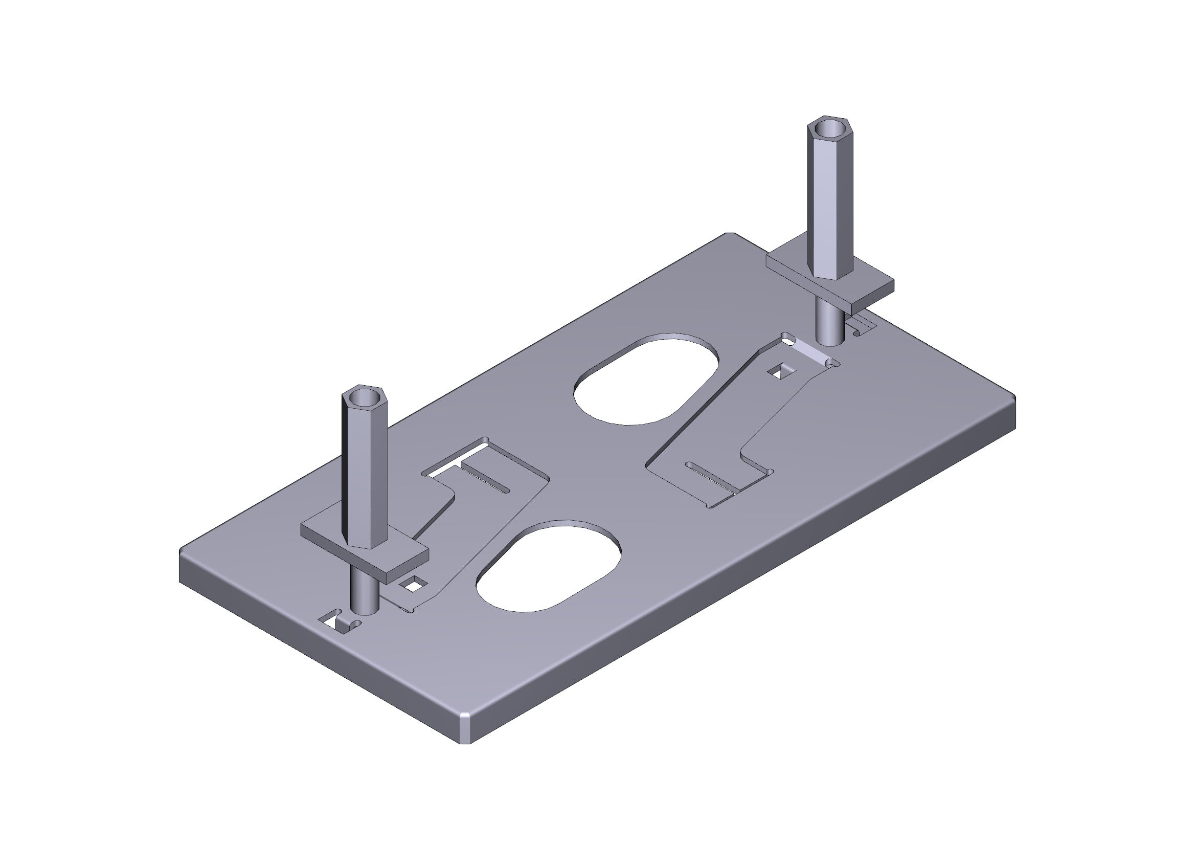 CAME SPA CMC119RIBK001 BASE ANCORAGGIO MOTORIDUTTORE - BK