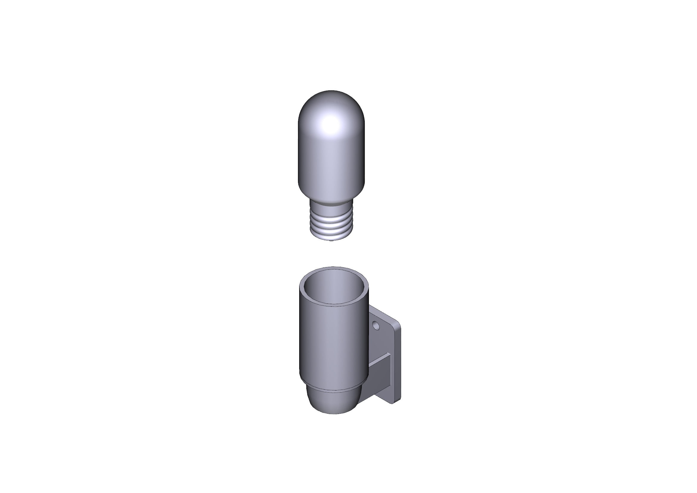 CAME SPA - CMC119RIE068 PORTA LAMPADA - EMEGA
